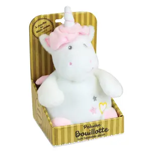 Unicorn plush hot water bottle Jemini image-3