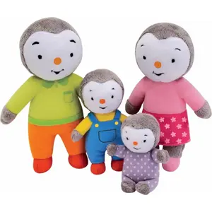 Coffret famille 4 peluches Jemini T'choupi image-0