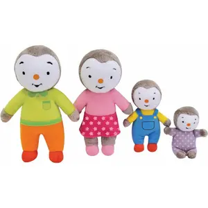 Coffret famille 4 peluches Jemini T'choupi image-1