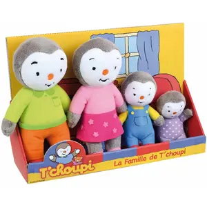Coffret famille 4 peluches Jemini T'choupi image-2