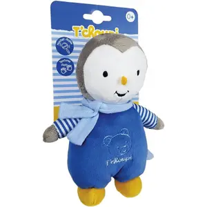 Toy stuffed animal with a rattle Jemini T'choupi baby image-1