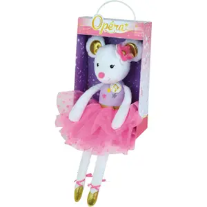 White mouse plush girl Jemini Opera image-0