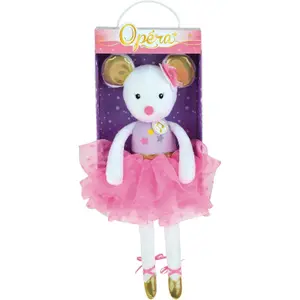 White mouse plush girl Jemini Opera image-1