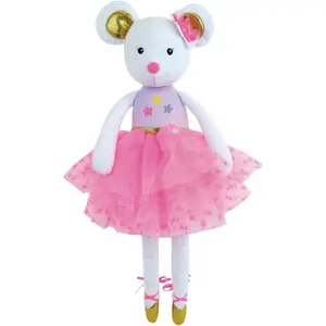 White mouse plush girl Jemini Opera image-2