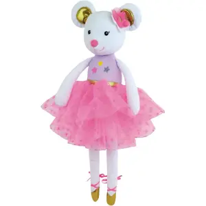 White mouse plush girl Jemini Opera image-3