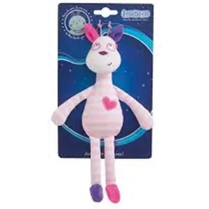 Plush 2 assorted zebra - giraffe Jemini Luminou image-0