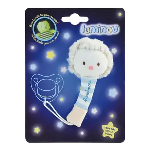 Pacifier hook plush herisson child Jemini Luminou image-3