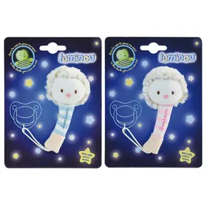 Pacifier hook plush herisson child Jemini Luminou image-4