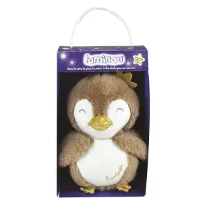 2 assorted penguin plush Jemini Luminou Manchot 18 cm image-1