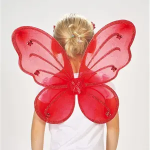 Girls' fairy wings costume set Jemini 480089 image-1