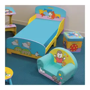 Children's slate storage stool Jemini T'choupi image-1