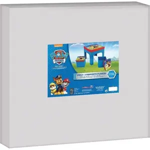 Children's table with 2 folding storage stools Jemini Pat'patrouille image-1