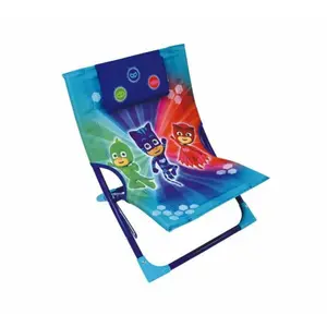 Children's folding beach chair Fun House Pyjamasques image-0