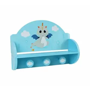 children's wooden coat rack Jemini Leon Le Dragon image-0
