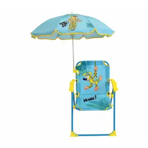Folding chair with children's parasol Jemini Marsupilami image-0