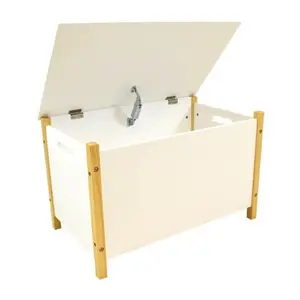 Coffre à jouets en bois enfant Fun House Scandiwood image-1