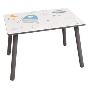 Rechthoekige tafel met 2 kinderstoelen Jemini Espace image-0