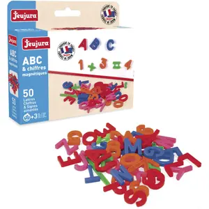 Set of 50 capital letters and numbers Jeujura image-0