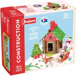 Santa's house building set 50 pieces Jeujura image-1