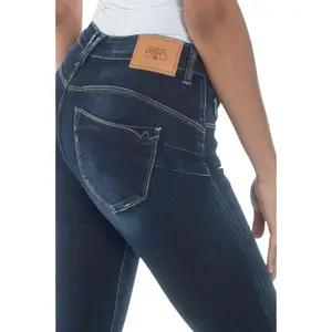 Women's high waist jeans Le Temps des cerises pulp 7/8 N°1 image-6