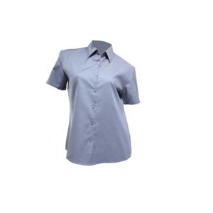 Women's short sleeve oxford shirt JHK image-3