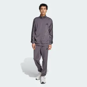 Giacca sportiva con chiusura a metà zip adidas 3-Stripes image-3