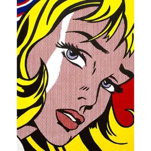 Calcetines Jimmy Lion Athletic Roy Lichtenstein Girl With Hair Ribbon image-1