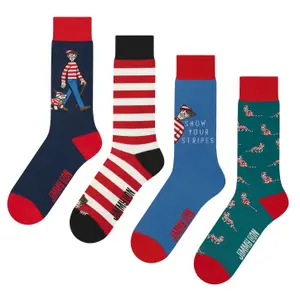 Calcetines Jimmy Lion Where's Wally (x4) image-0