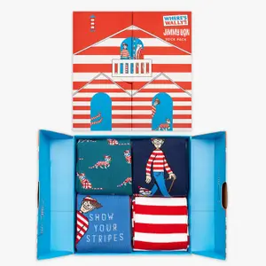 Calcetines Jimmy Lion Where's Wally (x4) image-1