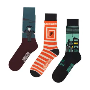Football Socks Jimmy Lion Hitchcock (x3) image-0