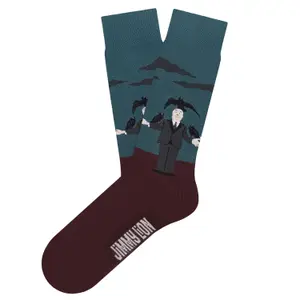 Chaussettes Jimmy Lion Hitchcock Crows image-0