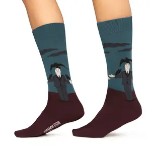 Chaussettes Jimmy Lion Hitchcock Crows image-1