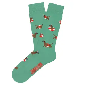 Football Socks Jimmy Lion Lifeguard Dog image-0