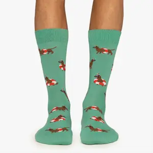 Football Socks Jimmy Lion Lifeguard Dog image-1