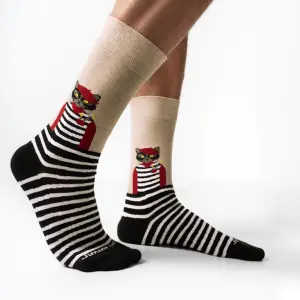 Calcetines Jimmy Lion Artist Cat image-1