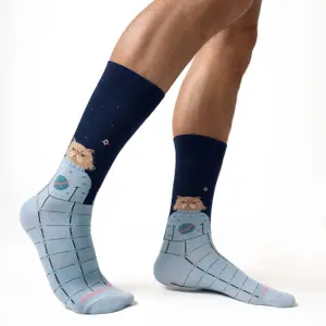 Football Socks Jimmy Lion Space Cat image-1