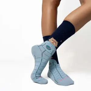 Football Socks Jimmy Lion Space Cat image-2