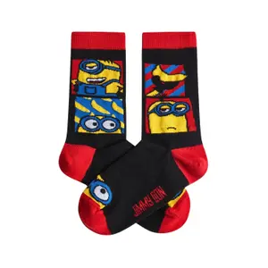 Baby socks Jimmy Lion Minions Bananas image-0