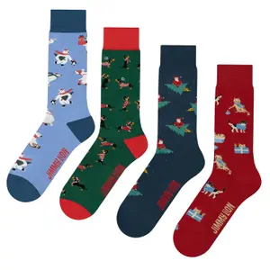 Calcetines Jimmy Lion Merry Socksmas (x4) image-0