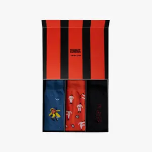 Football Socks Jimmy Lion Kubrick (x3) image-1