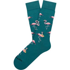 jl0688-green-football-socks-jimmy-lion-funky-flamingo-green