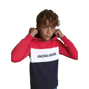 Child hoodie Jack & Jones JJelogo blocking image-2