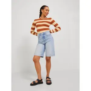 Gestreifter Crop-Pullover Frau JJXX Valentina image-2