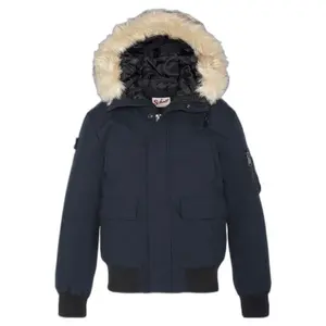 Child hooded jacket Schott image-0