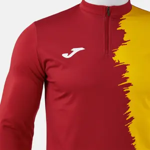 Veste de survêtement d'entraînement 1/4 zip en impression enfant Joma Picasho image-2