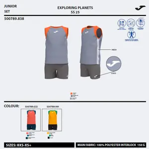 Conjunto de regata e calções infantil Joma Camp image-1