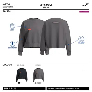 Sweatshirt woman Joma Step image-4