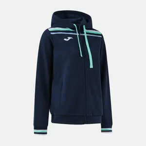 Sweatshirt com capuz zipado com logo bordado Joma Toledo II image-1