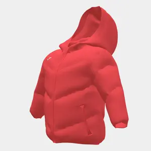 Baby girl down jacket Joma Lion image-3