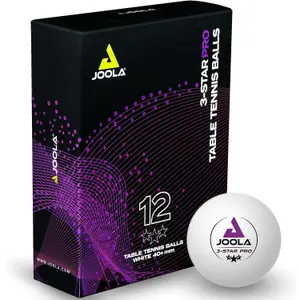 Piłeczki do tenisa stołowego Joola 3-Star Pro (x12)